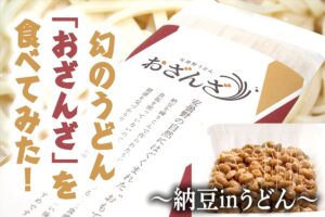 幻のうどん「おざんざ」を食べてみた！〜納豆inうどん〜